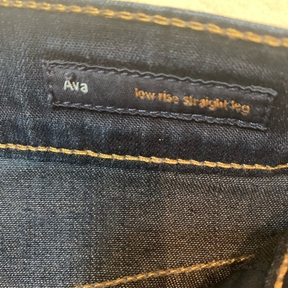 Citizens of humanity Ava low rise straight leg size 24 - Picture 3 of 4